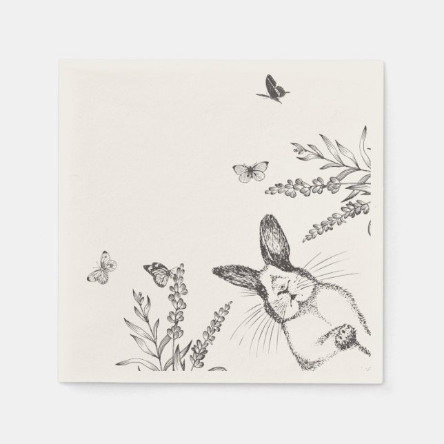 Vintage Easter Napkin (Front)