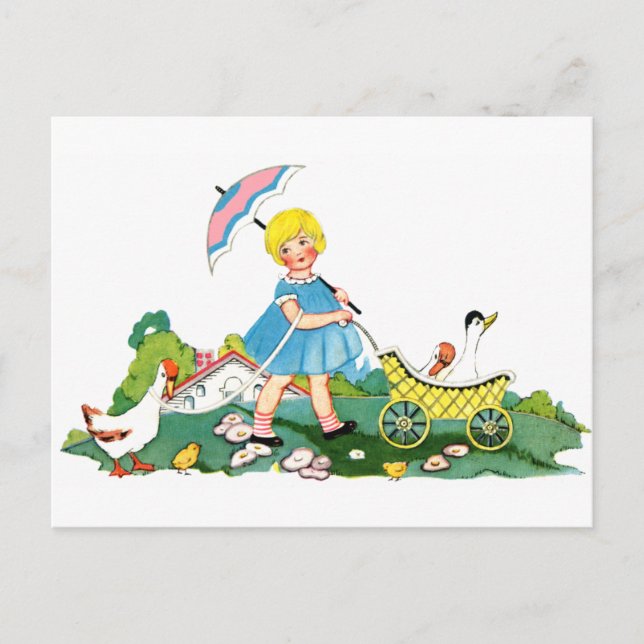 Vintage Easter Postcard (Front)