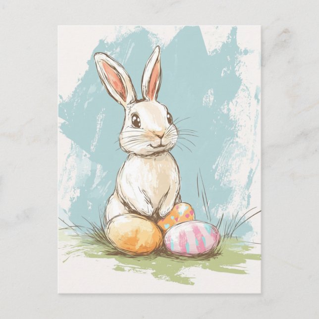 Vintage Easter Postcard (Front)