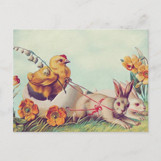Vintage Easter Postcard (Front)