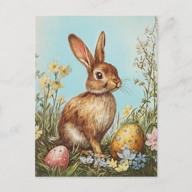 Vintage Easter Postcard (Front)