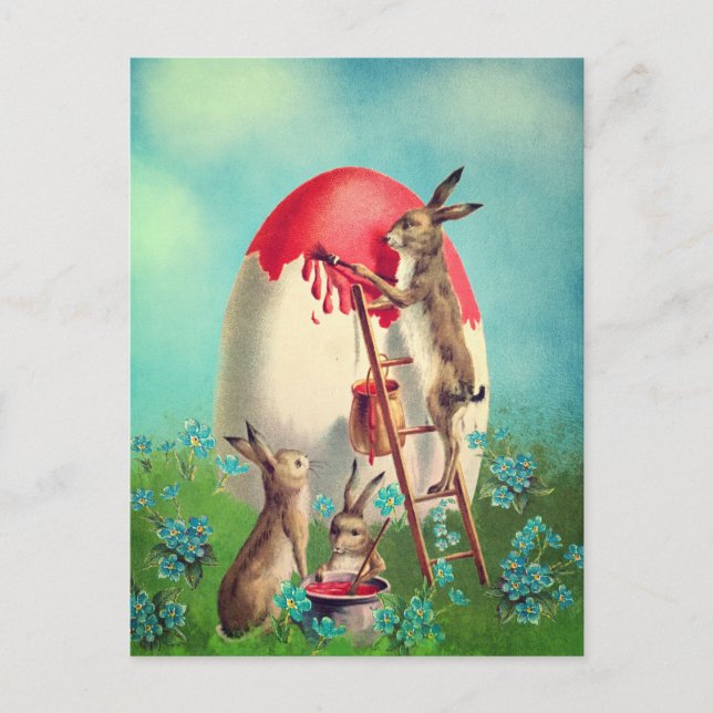 Vintage Easter Postcard (Front)