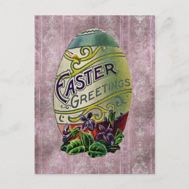 Vintage Easter  Postcard (Front)