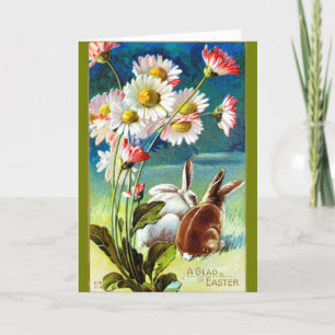 Vintage Easter Postcard - Easter Bunnies