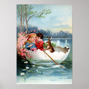 Vintage Easter Poster