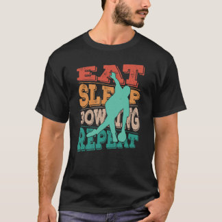 Vintage Eat Sleep Bowling Repeat Shirt