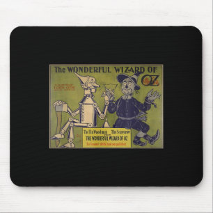 Vintage Ecrow Tin-man Shirt Art-the Wizard Of Oz Mouse Pad