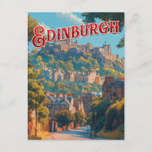Vintage Edinburgh  Postcard