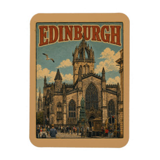 Vintage Edinburgh Scotland capit gifts & souvenirs Magnet