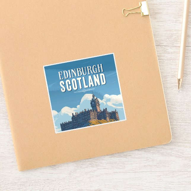 Vintage Edinburgh Scotland Travel (Notebook)