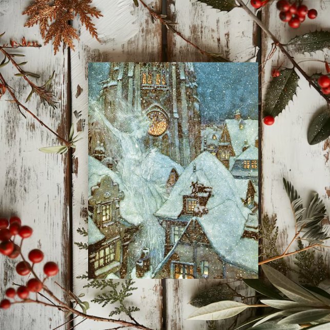 Vintage Edmund Dulac Snow Queen Postcard (Creator Uploaded)