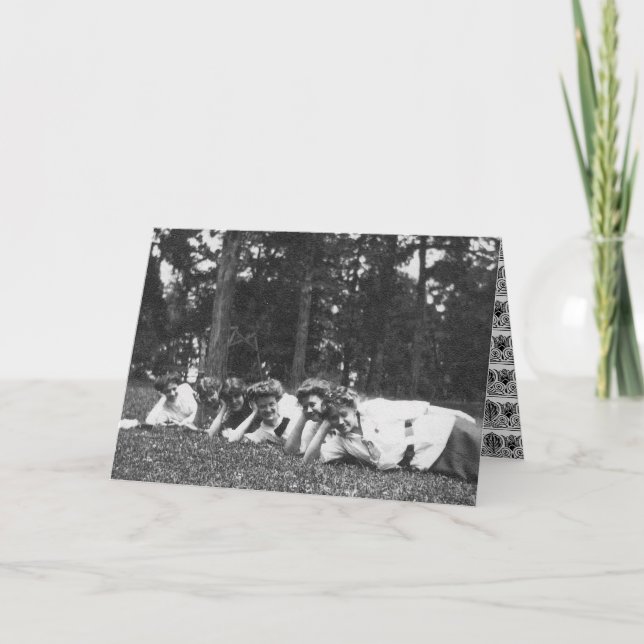 Vintage Edwardian Women Card (Front)