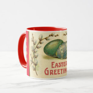 Vintage Eggs Easter Holiday Mug