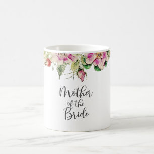 Vintage Eglantine Floral Mother of the Bride Mug