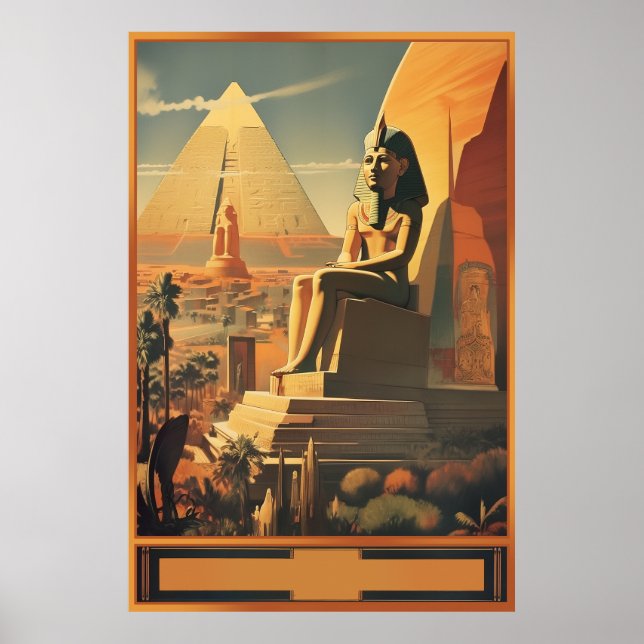 Vintage Egypt Explore Egypt Poster (Front)