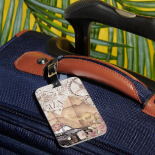 Vintage Egypt Luggage Tag