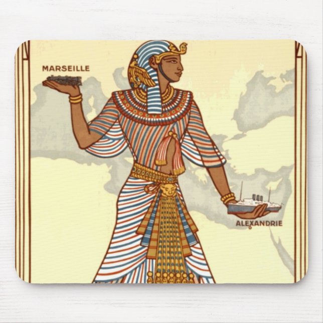 Vintage Egypt Travel Mousepad (Front)