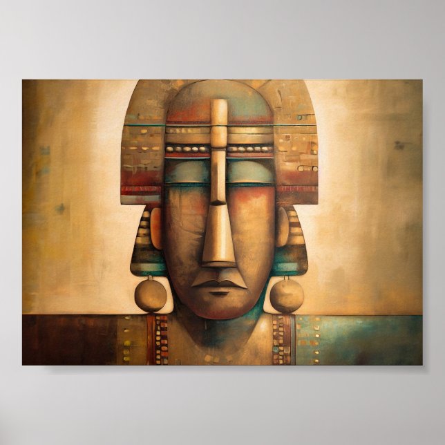 Vintage Egyptian Painting Poster (Front)