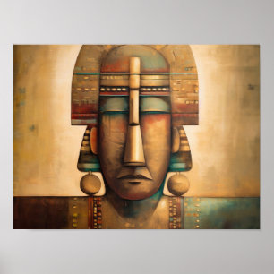 Vintage Egyptian Painting Poster