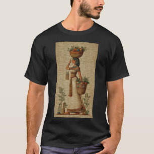 Vintage Egyptian Queen Art T-Shirt Ancient Nile