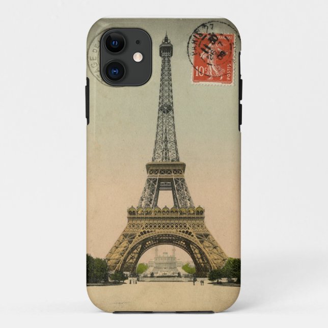 Vintage Eiffel Tower Case-Mate iPhone Case (Back)