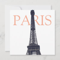 Vintage Eiffel Tower Paris Europe Travel Photo