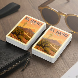 Vintage El Paso Texas Playing Cards