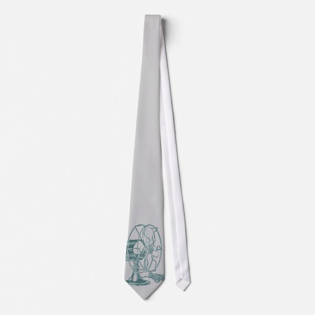 Vintage Electric Fan Tie (Front)