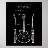vintage Electric guitar patent art