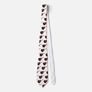 Vintage Electric Guitar Tie