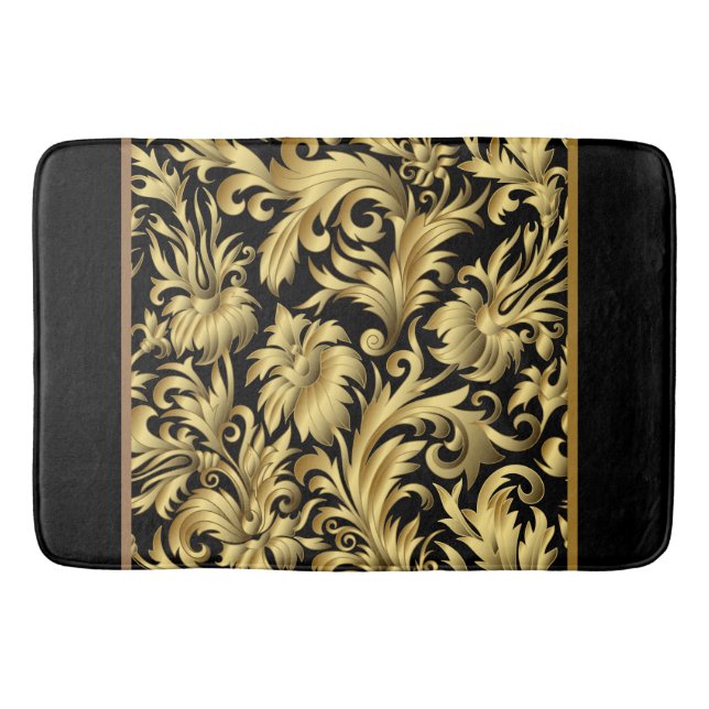 Vintage Elegance Art Deco  Bath Mat (Front)