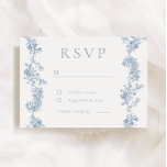 Vintage Elegance: Classic Floral Wedding  RSVP Card<br><div class="desc">Vintage Elegance: Classic Floral Wedding RSVP Card

Response Card

See matching wedding invitation and items in Niche and Nest Store. Chat to request more items</div>