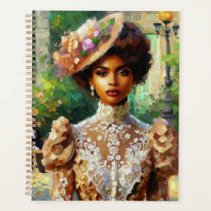 Vintage Elegance Victorian Lady Planner
