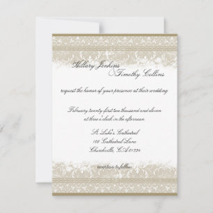 Vintage Elegance Wedding Invitations