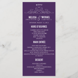 VINTAGE ELEGANCE   WEDDING MENU