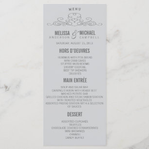 VINTAGE ELEGANCE   WEDDING MENU
