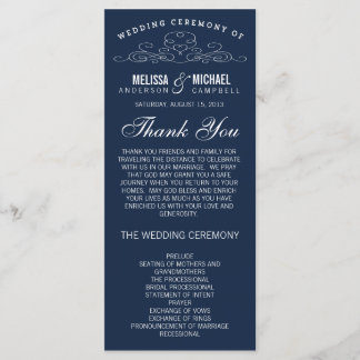 VINTAGE ELEGANCE | WEDDING PROGRAM
