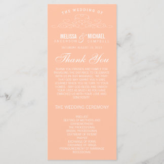 VINTAGE ELEGANCE | WEDDING PROGRAM