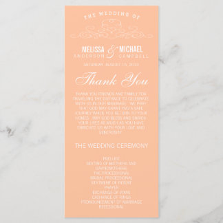 VINTAGE ELEGANCE | WEDDING PROGRAM