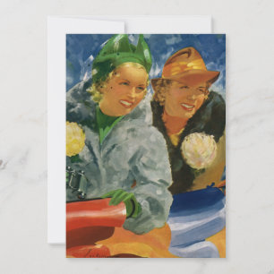 Vintage Elegant and Stylish Women, Best Friends!