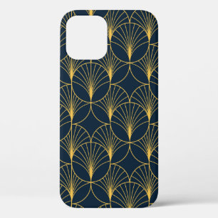 Vintage elegant Art Deco style seamless pattern wi iPhone 12 Case