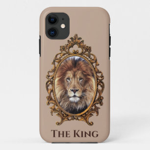 Vintage Elegant Brown Lion King Retro Dads iPhone 11 Case