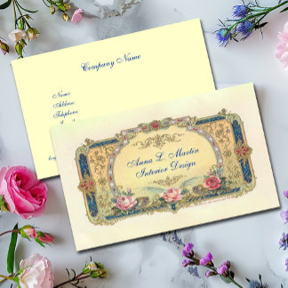 Vintage, Elegant French Country Business Card