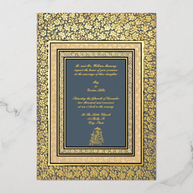 Vintage Elegant Indian Mughal Wedding (Front)