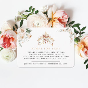 Vintage Elegant   Little Princess Book Request Enclosure Card