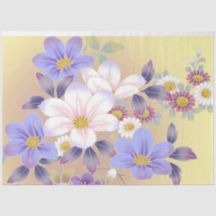 Vintage Elegant Modern Floral Tissue Paper