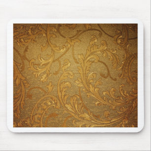 Vintage,elegant,rustic golden, victorian,velvet mouse pad