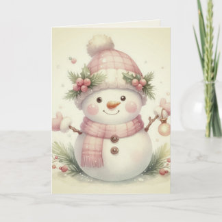 Vintage Elegant Winter Princess Fairytale  Card