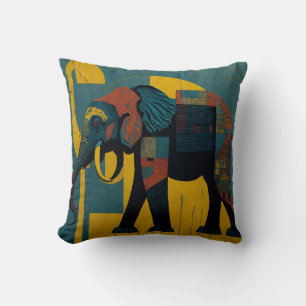 vintage elephant cushion