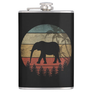 VINTAGE ELEPHANT HIP FLASK